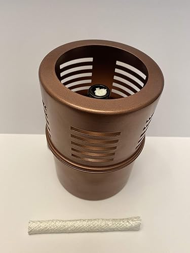 Outdoor Windproof Flame Lantern | Metal Refillable Fire Canister | Garden & Camping Ambiance